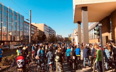 Mahnkorso – Mourning for killed Frankfurt cyclists